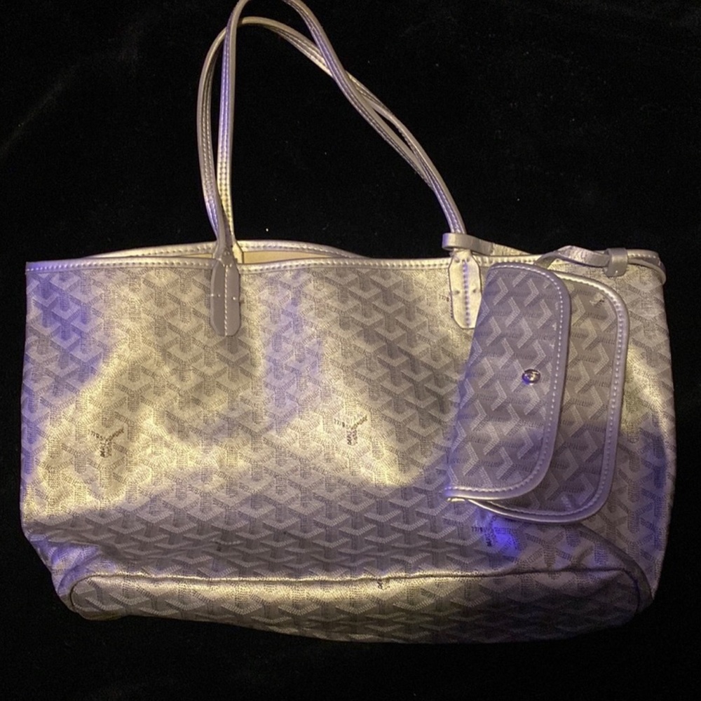 Silver Goyard Bag